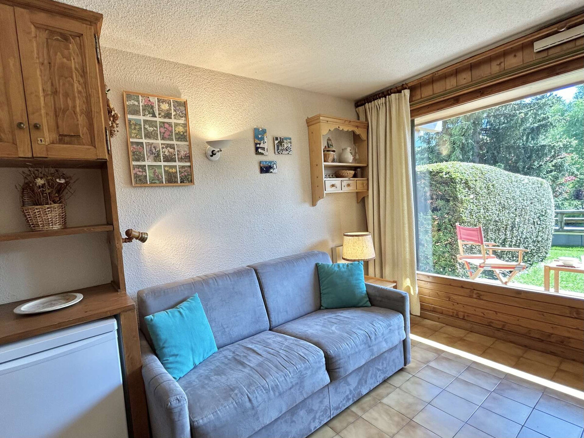 Studio alcôve 4 pers, jardin et parking à Megève - Photo 4