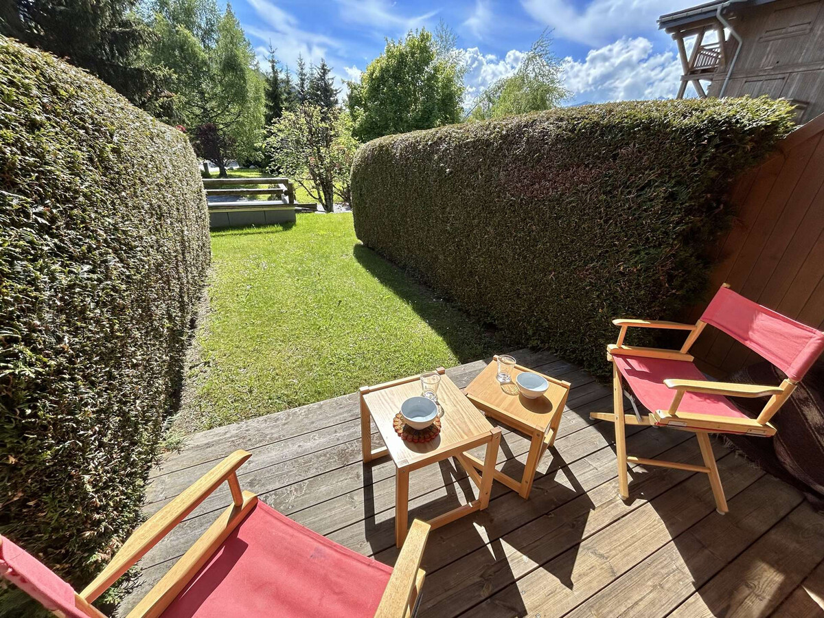 Studio alcôve 4 pers, jardin et parking à Megève - Photo 9