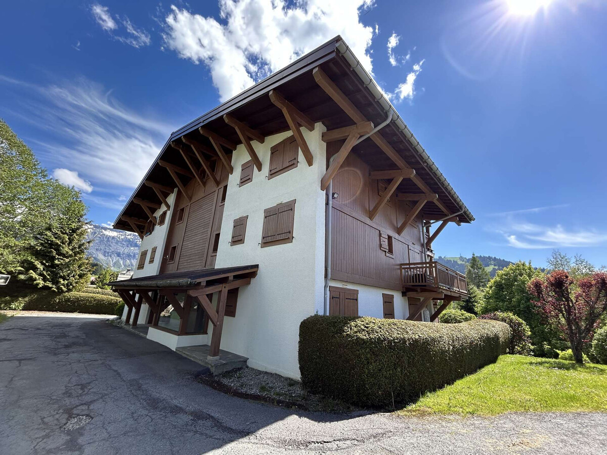 Studio alcôve 4 pers, jardin et parking à Megève - Photo 12