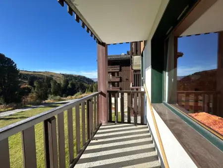 Appartement skis aux pieds à Belle Plagne, balcon vue pistes : photo 10
