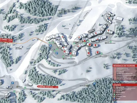 Duplex skis aux pieds, piscine, 8 personnes aux Orres - Photo 15