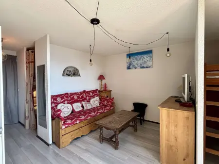 Appartement 2 pièces à l'Alpe d'Huez, balcon Sud, pistes à 100 m : photo 5