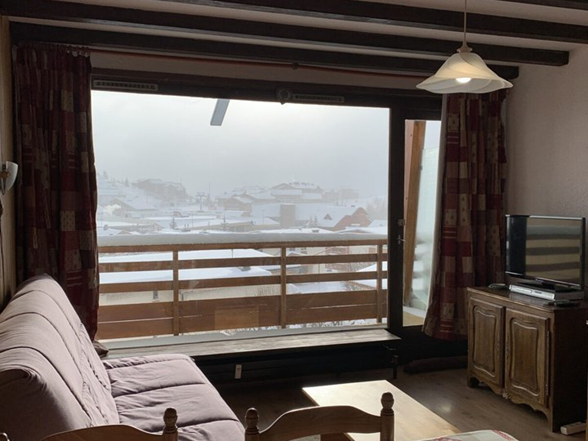 Studio 4 personnes L'Alpe d'Huez, balcon sud, 50 m pistes - Photo 5