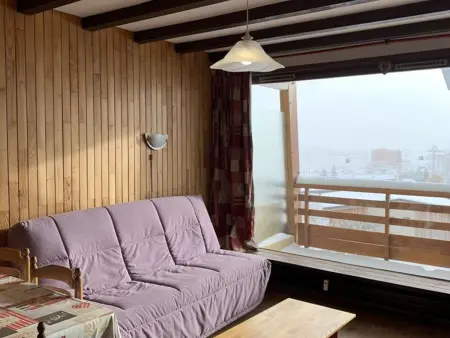 Location appartement à Huez, Studio cosy pour 4 à LAlpe dHuez, balcon sud, proche pistes et commerces, animaux bienvenus