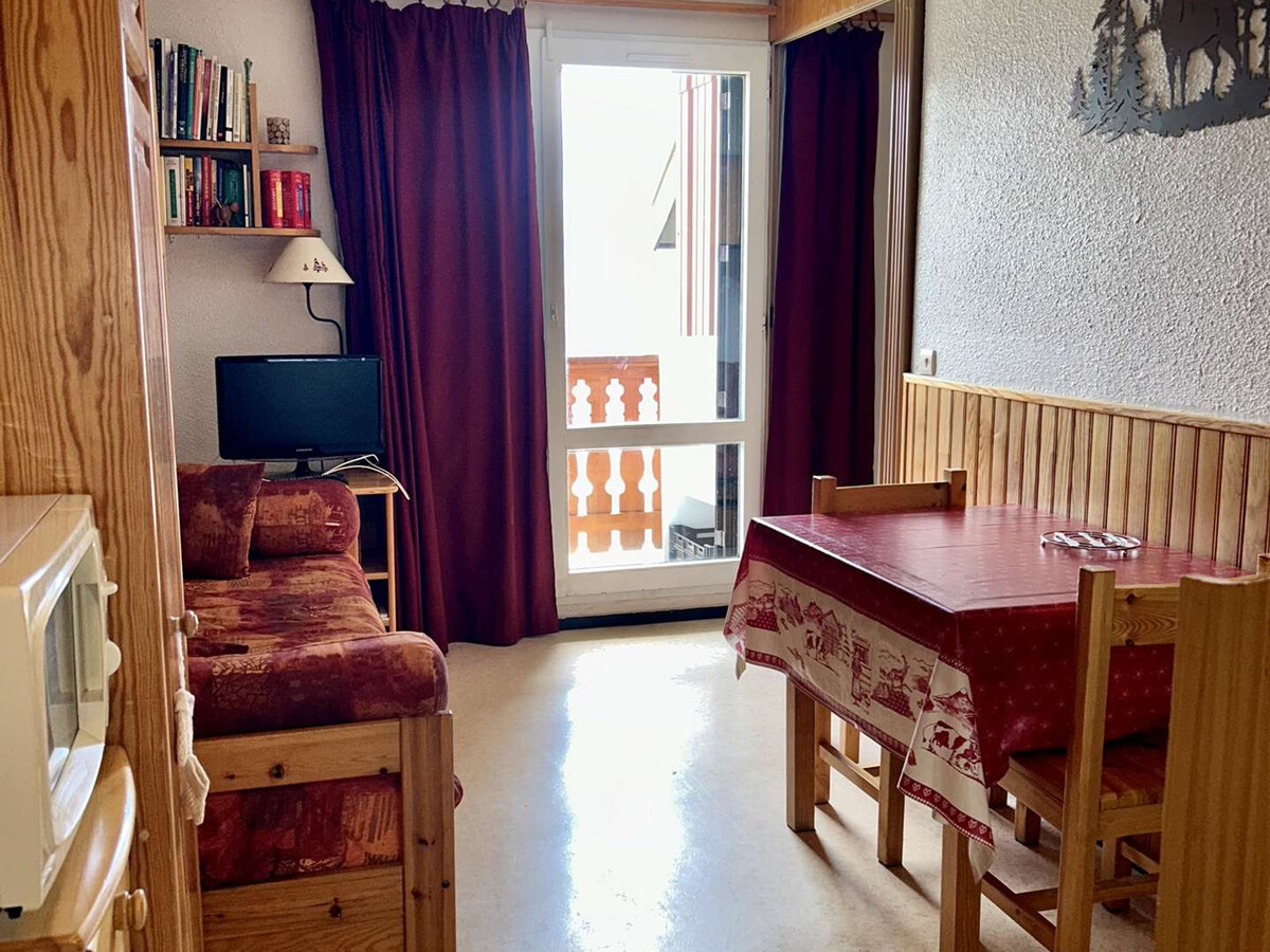 Studio 4 pers Alpe d'Huez, balcon et placard skis - Photo 3