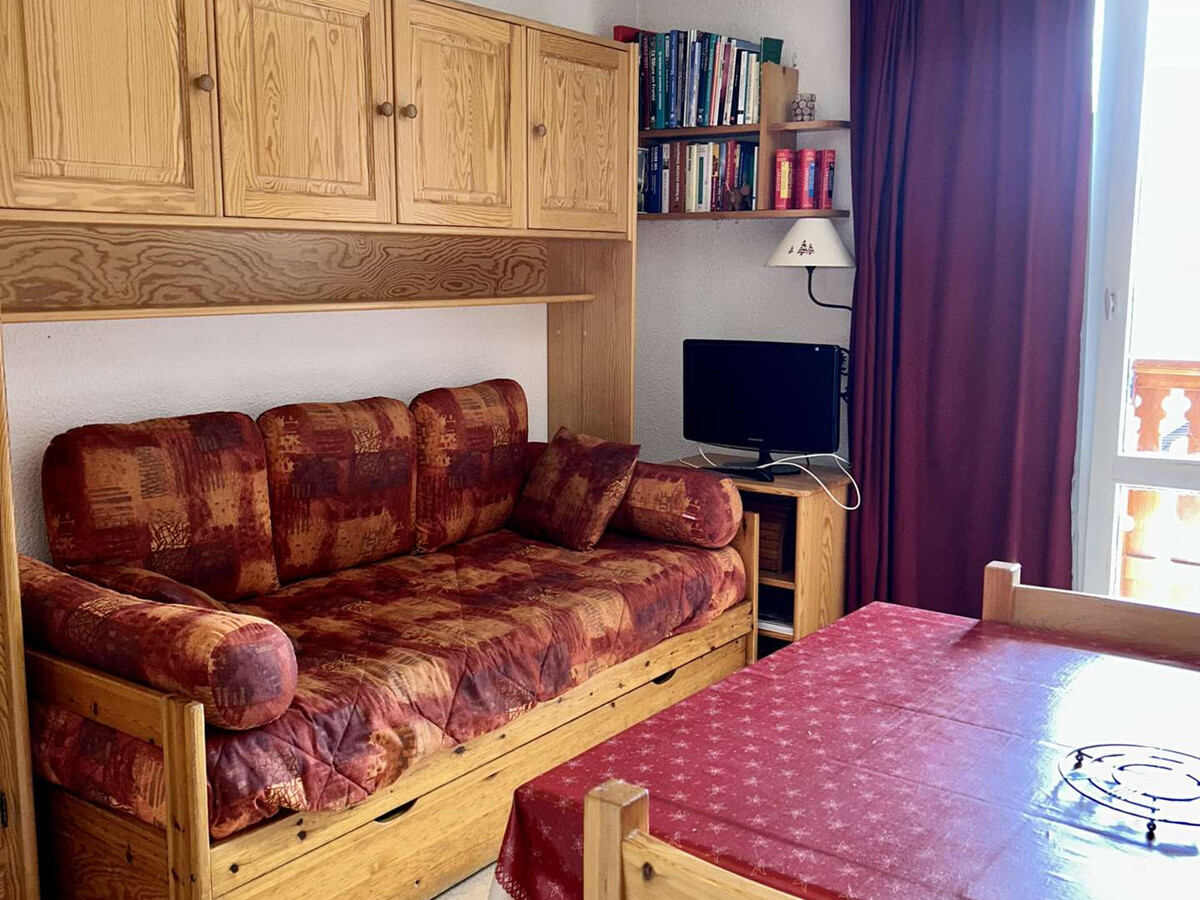 Studio 4 pers Alpe d'Huez, balcon et placard skis - Photo 4