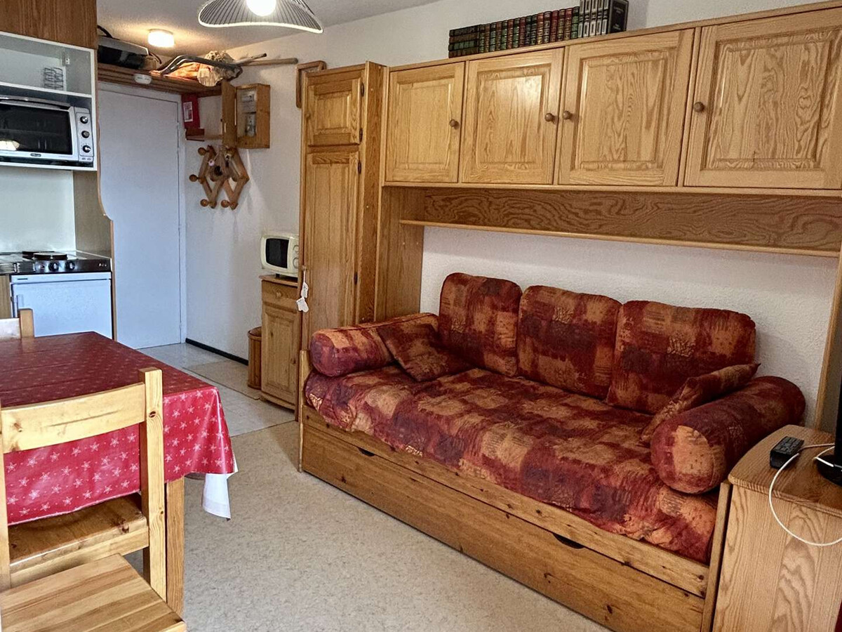 Studio 4 pers Alpe d'Huez, balcon et placard skis - Photo 7