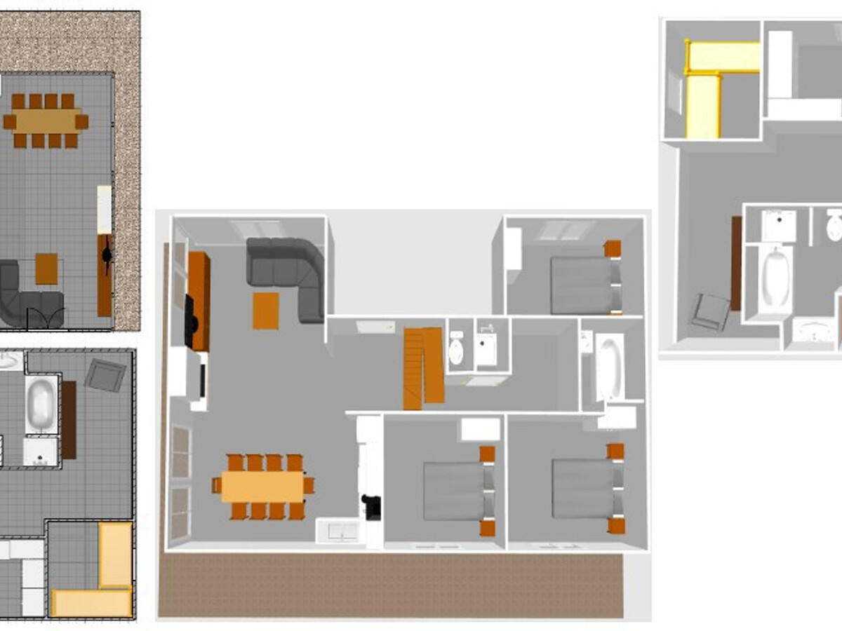 Triplex luxe 12 pers., sauna et balcon Sud à Val-d'Isère - Photo 16