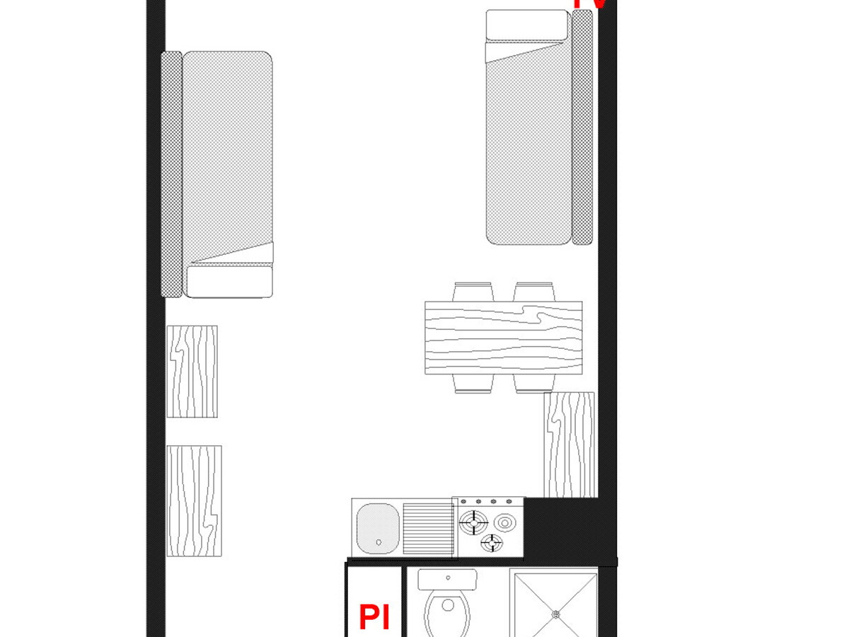 Studio 24 m² skis aux pieds, vue Mont Charvin - Photo 7
