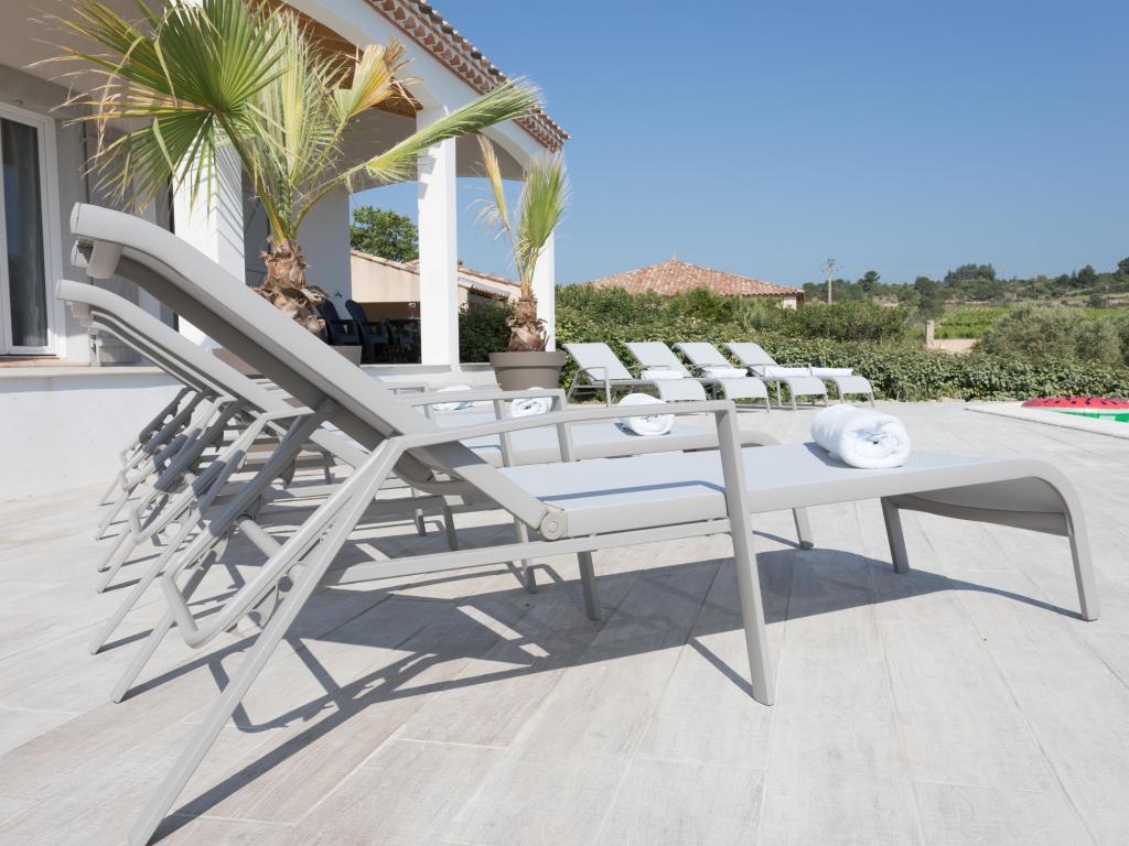 Villa Luna à Aigne : 8 personnes, piscine chauffée - Photo 14