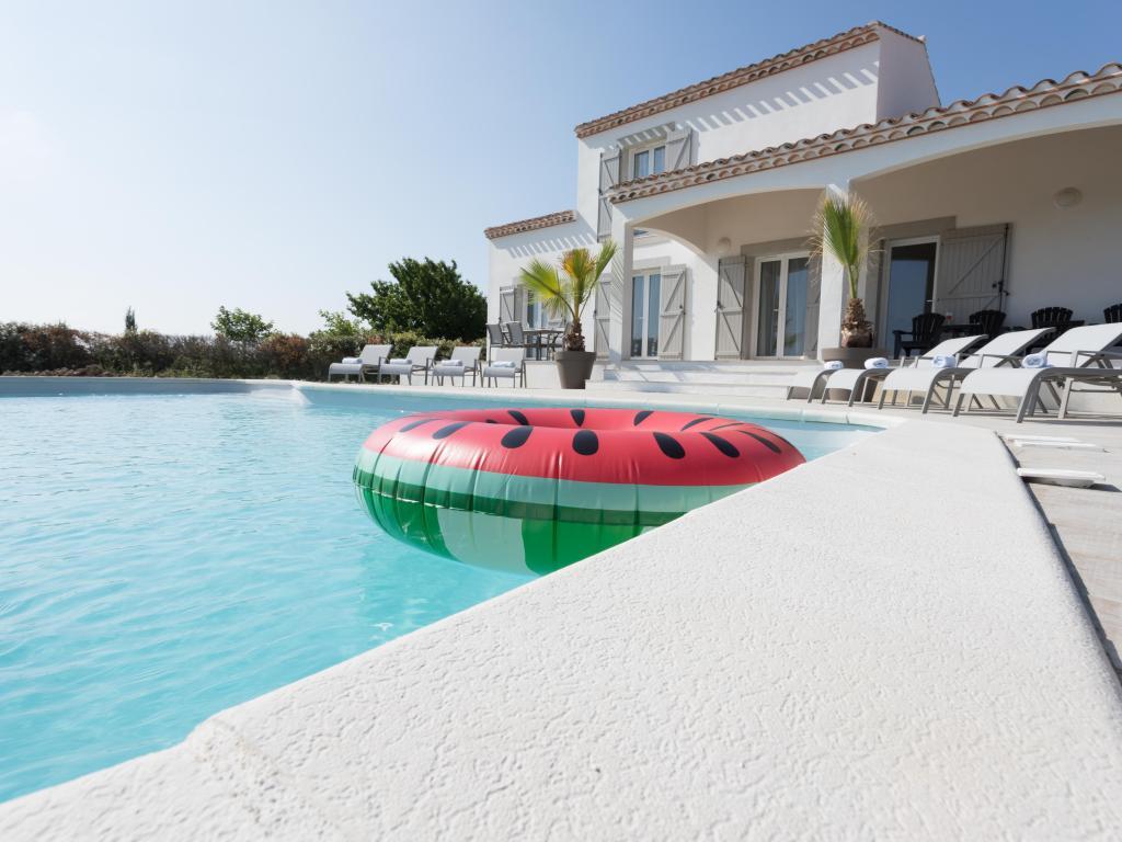 Villa Luna à Aigne : 8 personnes, piscine chauffée - Photo 17
