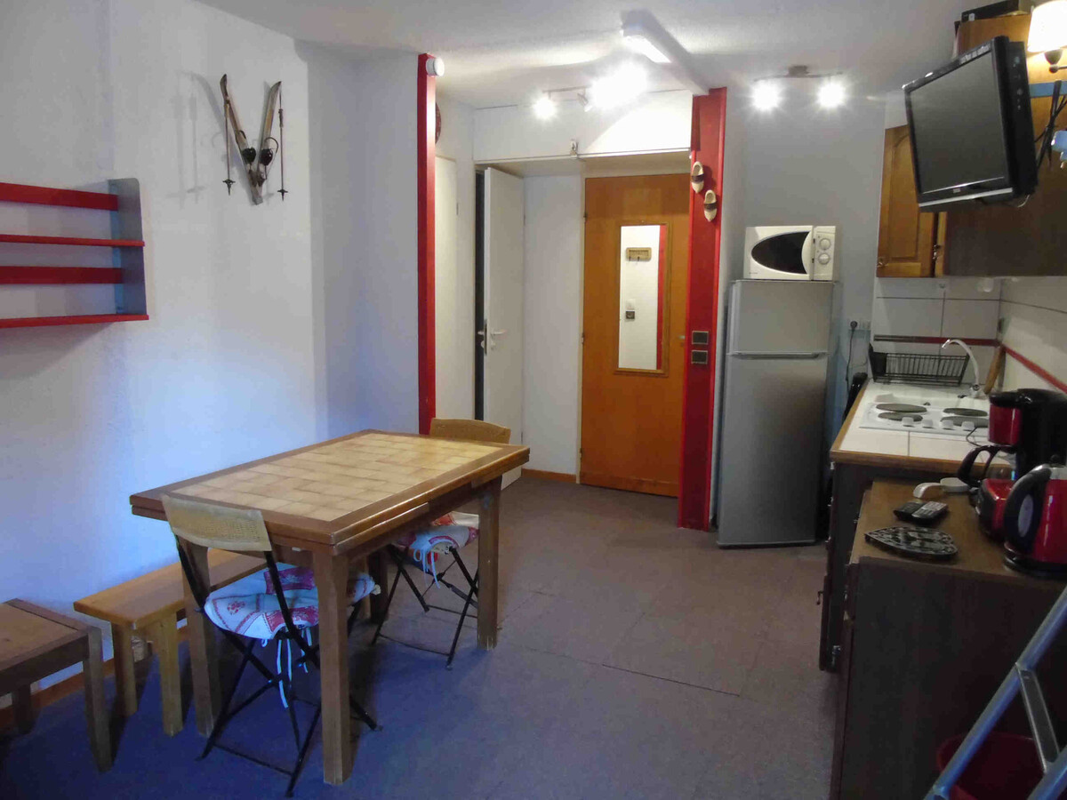 Studio cabine 4 pers à 50m de la télécabine, Valfréjus - Photo 1