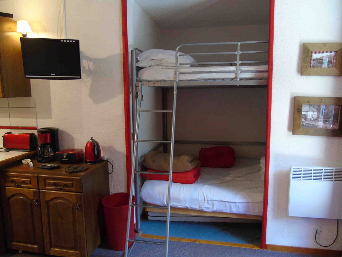 Studio cabine 4 pers à 50m de la télécabine, Valfréjus - Photo 3