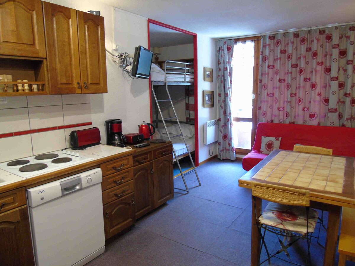 Studio cabine 4 pers à 50m de la télécabine, Valfréjus - Photo 5