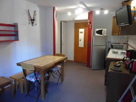 Location appartement à Valfréjus, Studio cabine près télécabine, wifi, parking, 4 pers