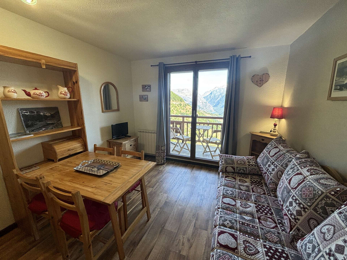 Studio cabine 4 pers. balcon vue Écrins - 400m pistes - Photo 1