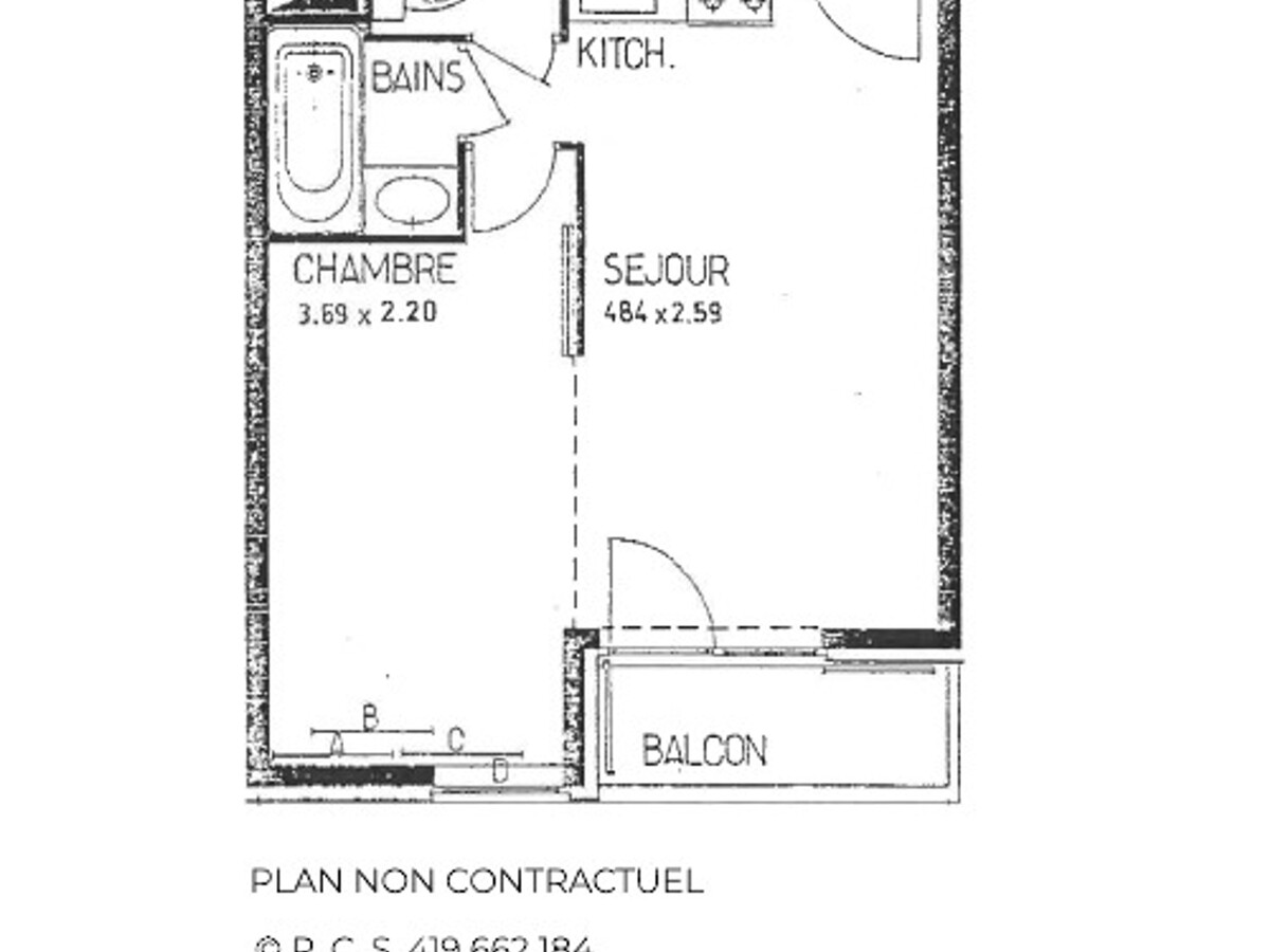 Appart 25m² balcon ouest Les Menuires, 4 pers. - Photo 10