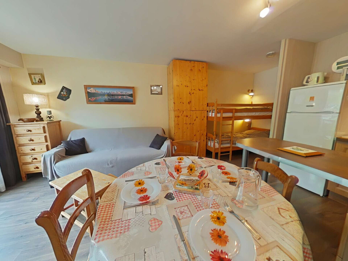 Studio 4 pers. plein sud avec balcon vue pistes - Photo 6
