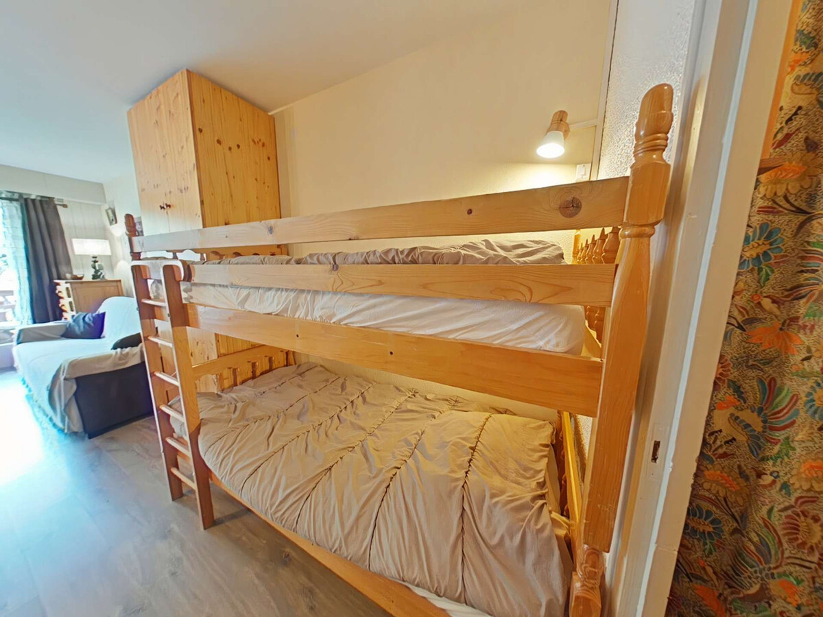 Studio 4 pers. plein sud avec balcon vue pistes - Photo 11