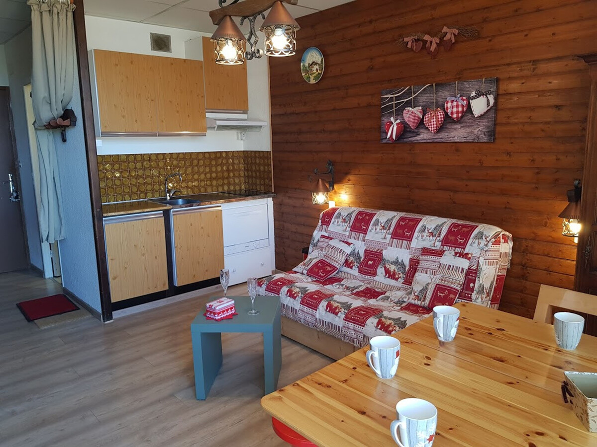 Studio cabine cosy - 4 pers, animaux admis, proche pistes - Photo 2