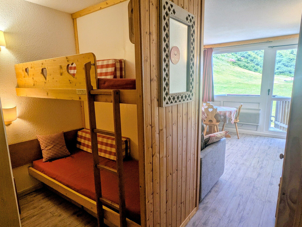 Studio cabine 26m² ski-in/ski-out, vue pistes sud - Photo 3
