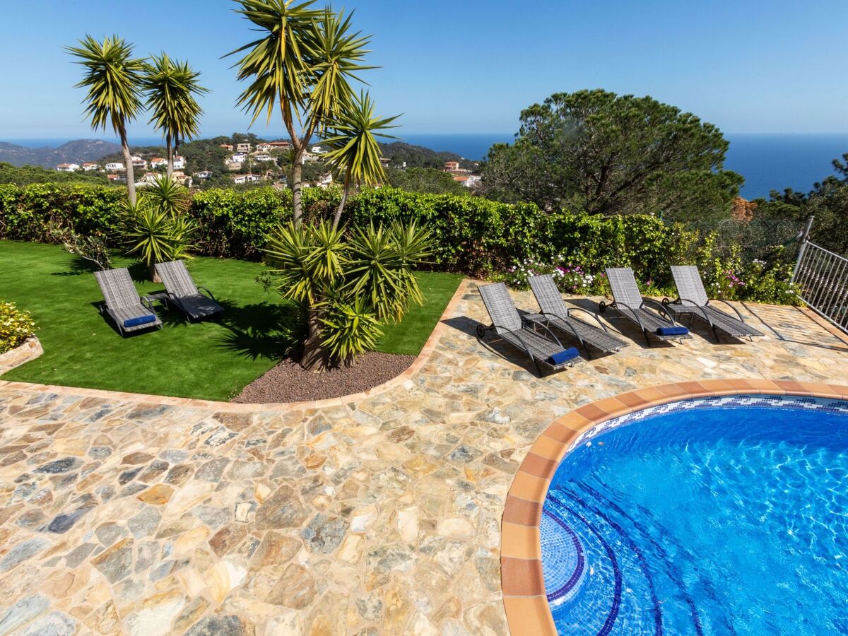 Villa Panorama à Lloret de Mar, vue mer et piscine - Photo 22