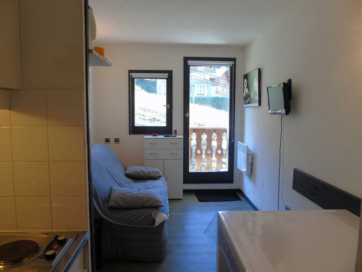 Studio 17m² 2 pers, 50m télésiège Valfréjus - Photo 2