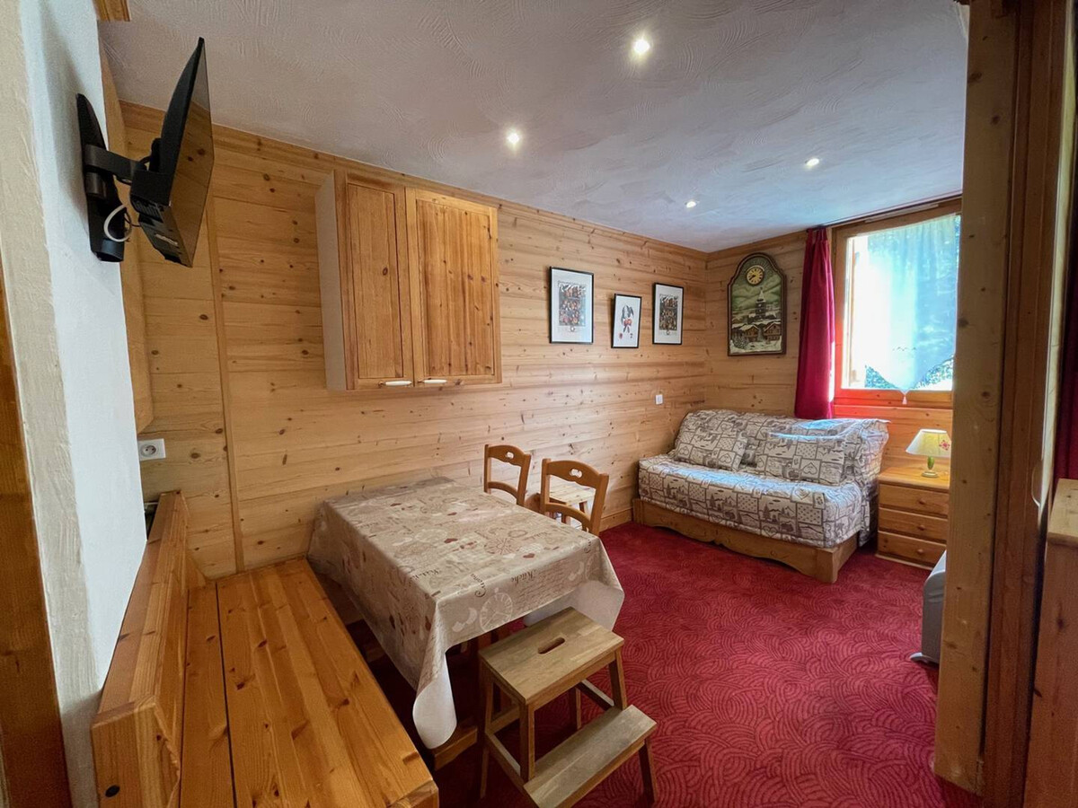 Studio 4 pers. Valmorel, 300m pistes, terrasse EST - Photo 4