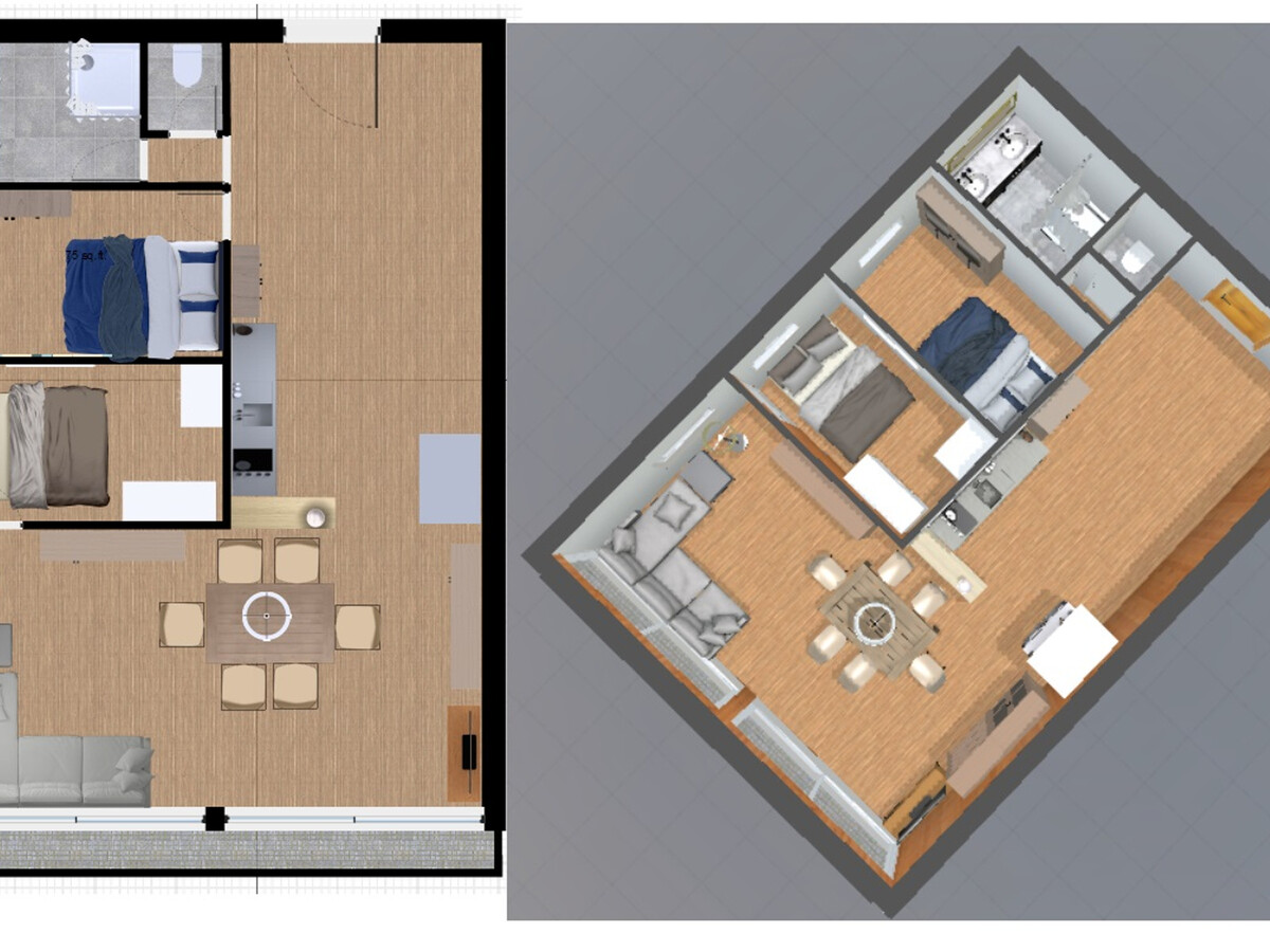 Appartement 6 pers. Val-d'Isère, balcon sud et casier à ski - Photo 10