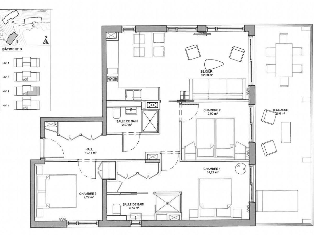 Appartement neuf 6 pers. spa et terrasse panoramique - Photo 27