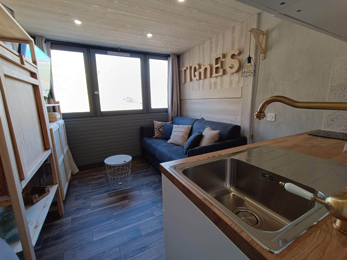 Studette rénovée 12m² skis aux pieds à Tignes - Photo 6