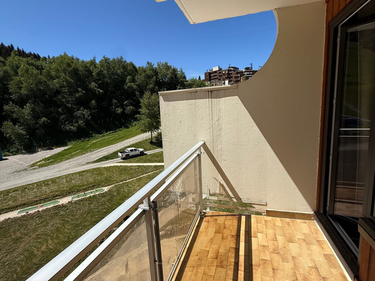 Studio cabine 24m² aux Adrets-Prapoutel, balcon vue piste - Photo 8