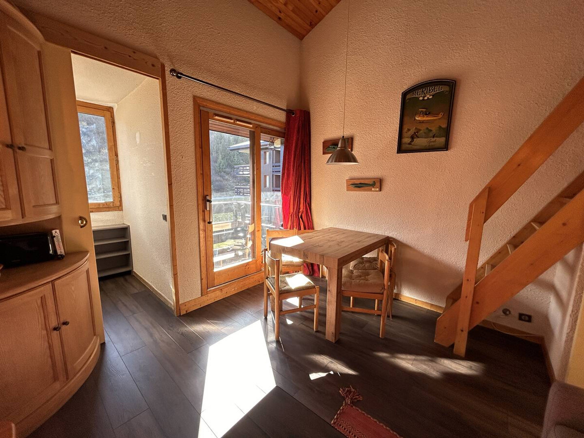 Appartement ski-in ski-out, 6 personnes, balcon à Méribel - Photo 2