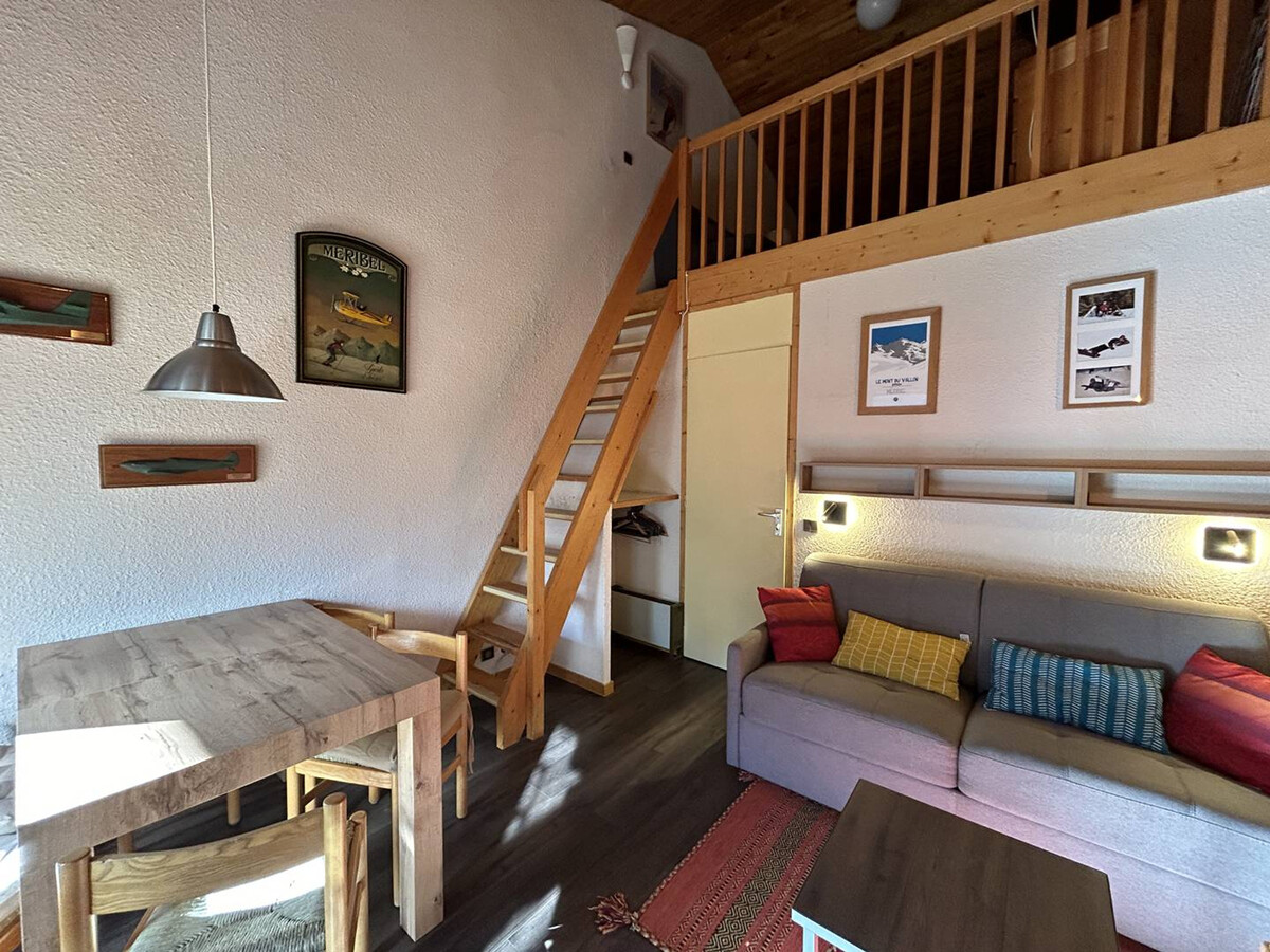 Appartement ski-in ski-out, 6 personnes, balcon à Méribel - Photo 3