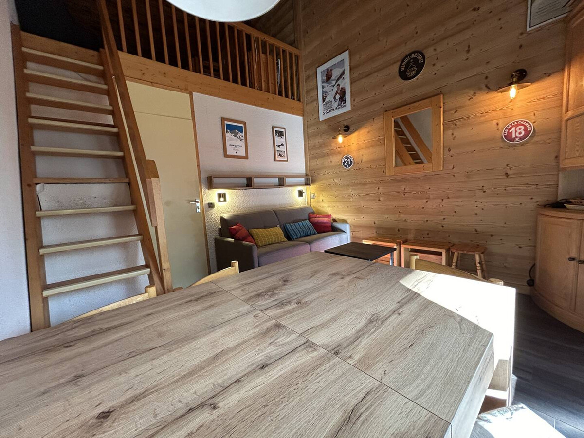 Appartement ski-in ski-out, 6 personnes, balcon à Méribel - Photo 4