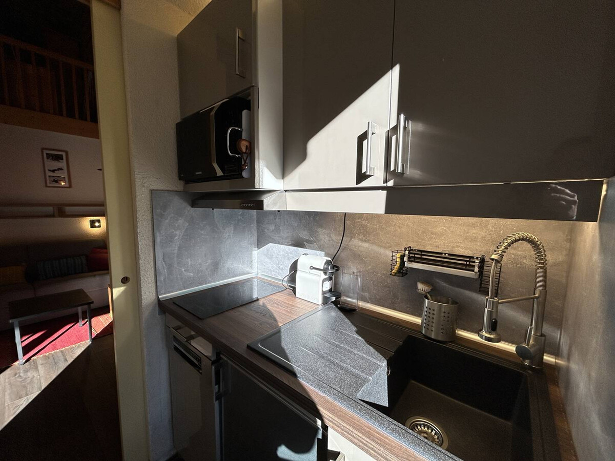 Appartement ski-in ski-out, 6 personnes, balcon à Méribel - Photo 6