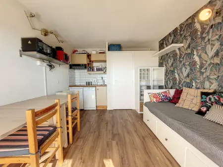 Studio rénové 4 pers, balcon sud, proche pistes - Photo 3