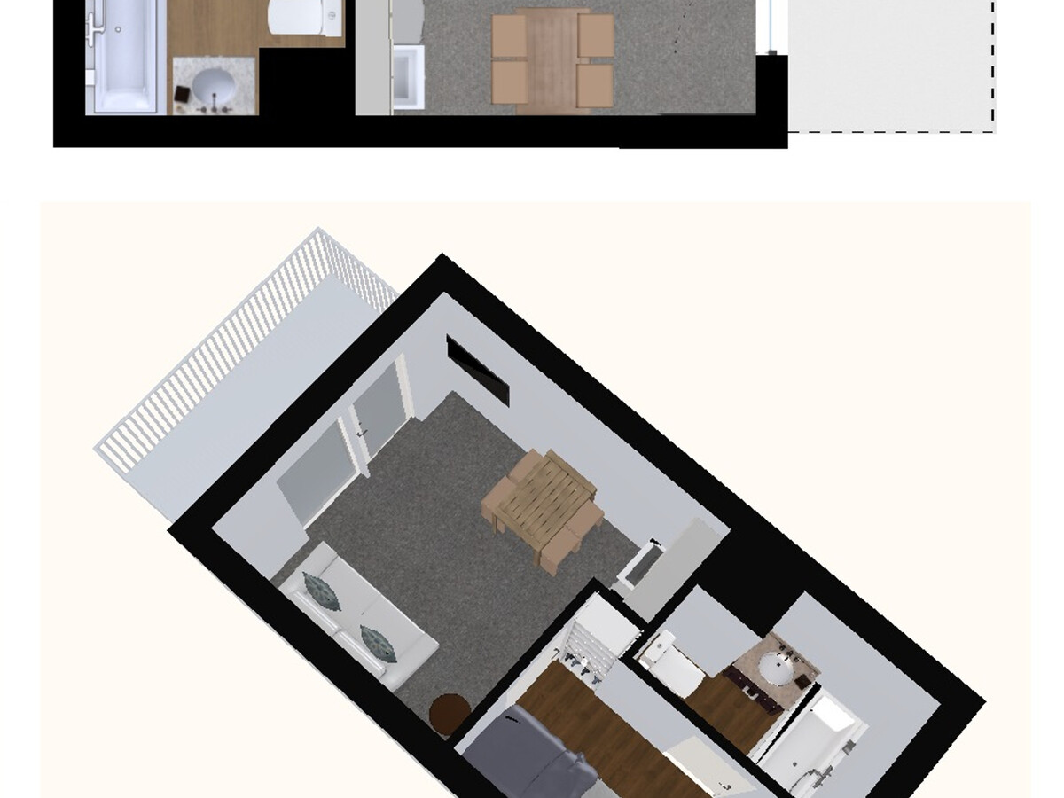 Studio 18m² skis aux pieds, terrasse Est, Val-d'Isère - Photo 9