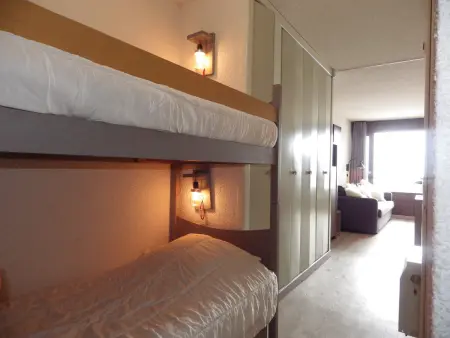 Location appartement à Les Deux Alpes, Studio aux 2 Alpes pour 4 pers, balcon ensoleillé