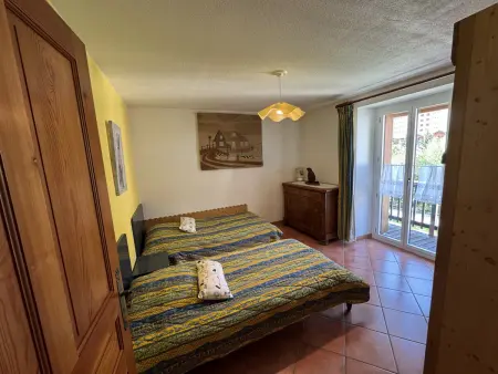 Duplex 3 chambres 8 pers., cheminée et jardin - Serre Chevalier : photo 6