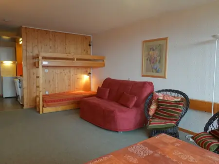 Location appartement à Les Arcs 1600, Studio 4 personnes aux Arcs 1600 près des pistes, balcon et WiFi