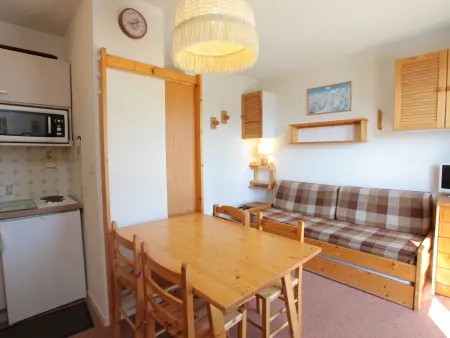 Location appartement à La Toussuire, Studio pratique 3 pers. avec balcon au cœur de La Toussuire