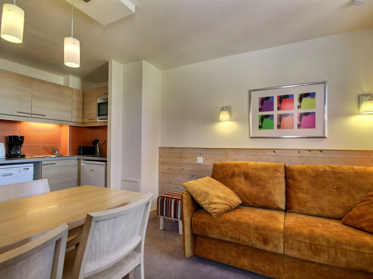 Studio-cabine 4 pers avec balcon, vue montagne à Belle Plagne - Photo 2