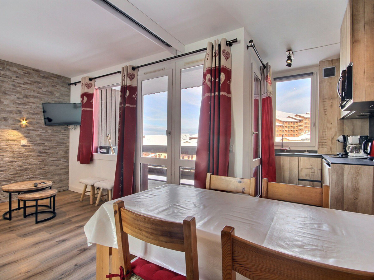 Studio divisible 4 pers, balcon vue pistes à Belle Plagne - Photo 1