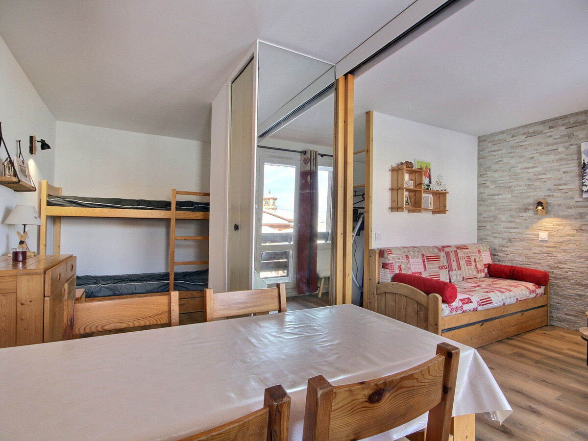 Studio divisible 4 pers, balcon vue pistes à Belle Plagne - Photo 3