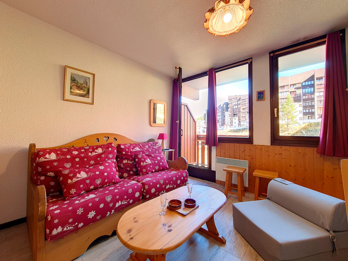 Studio 4 pers. aux pieds des pistes, balcon Les Menuires - Photo 5