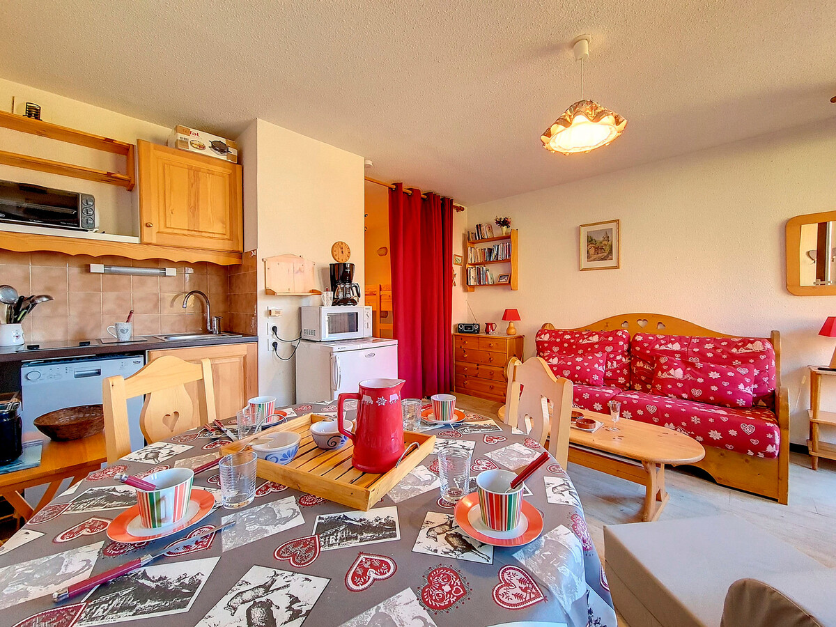 Studio 4 pers. aux pieds des pistes, balcon Les Menuires - Photo 9