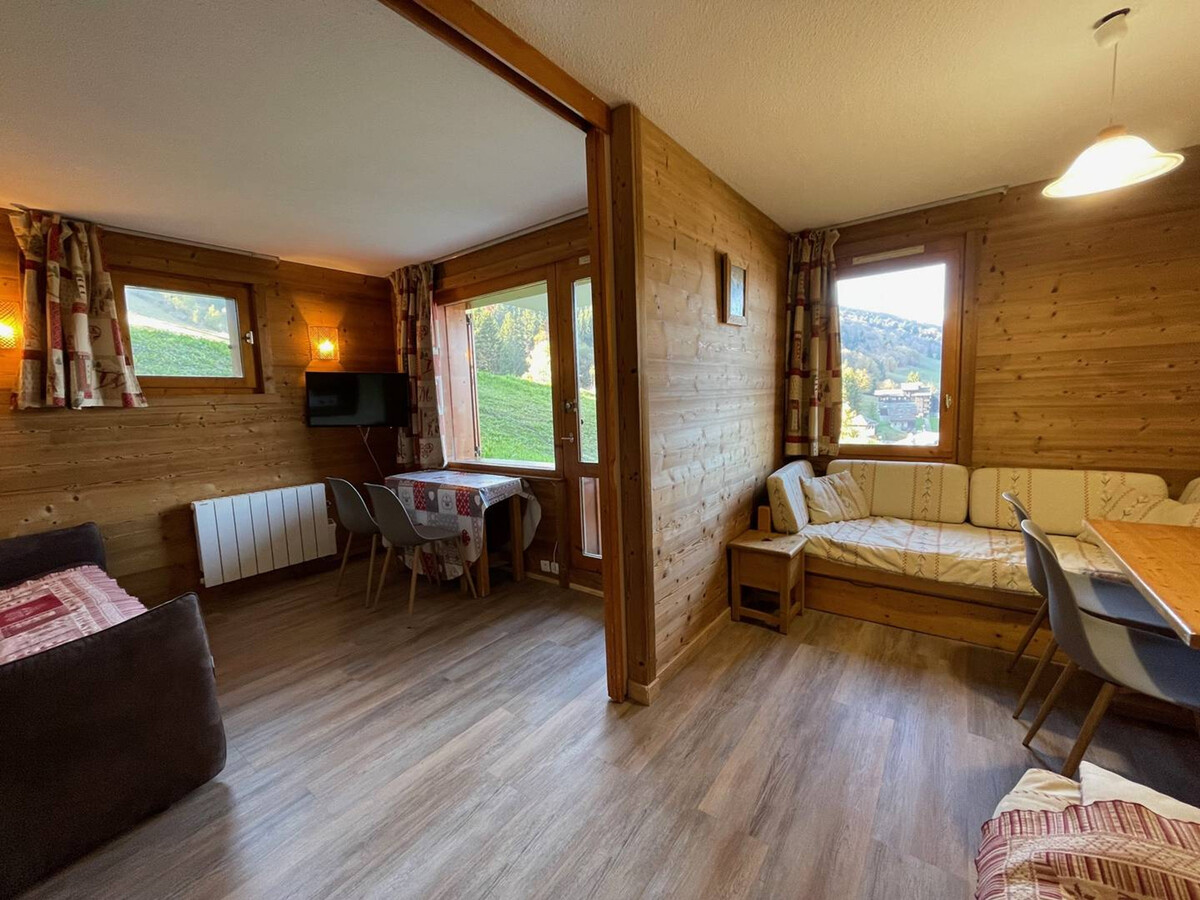 Appart 32m² Valmorel, terrasse sur pistes, 50m remontées - Photo 3