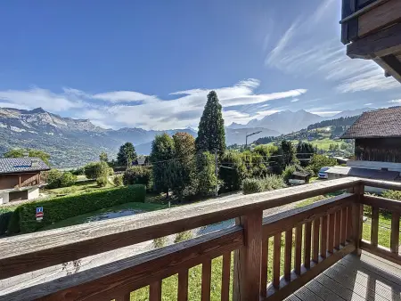 Appart 8 pers, 4 chambres, terrasse face au Mont-Blanc : photo 4