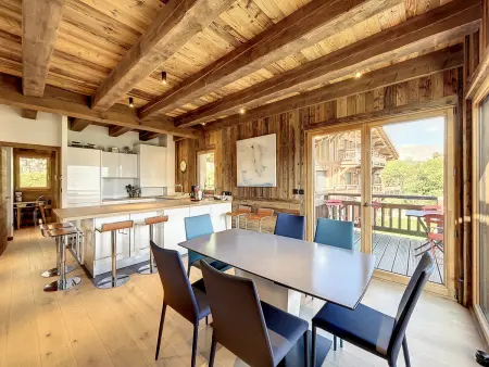 Appart 8 pers, 4 chambres, terrasse face au Mont-Blanc : photo 5